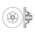 Centric 120.61025 Disc Brake Rotor and Hub Assembly Premium Brake Rotor
