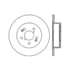 Centric 120.47007 Disc Brake Rotor Premium Brake Rotor