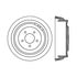 Centric 122.62017 Brake Drum Premium Brake Drum