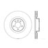 Centric 125.22022 Disc Brake Rotor Centric Premium High Carbon Alloy Brake Rotor