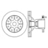 120.66023 by CENTRIC - Premium Brake Rotor