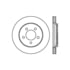 Centric 125.67039 Disc Brake Rotor Premium High-Carbon Rotor