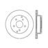 Centric 120.62021 Disc Brake Rotor Premium Brake Rotor