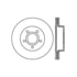 Centric 125.67042 Disc Brake Rotor Centric Premium High Carbon Alloy Brake Rotor
