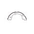 111.0946 by CENTRIC - Centric Premium Parking Brake Shoes
