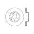 Centric 121.35086 Disc Brake Rotor Std Brake Rotor