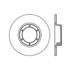Centric 120.11000 Disc Brake Rotor Premium Brake Rotor