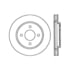 Centric 120.63015 Disc Brake Rotor Premium Brake Rotor