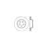 120.67036 by CENTRIC - Premium Brake Rotor