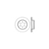 Centric 120.67020 Disc Brake Rotor Premium Brake Rotor