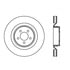 Centric 121.63063 Disc Brake Rotor C-Tek Standard Brake Rotor