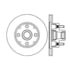 Centric 120.61011 Disc Brake Rotor and Hub Assembly Premium Brake Rotor