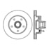 Centric 120.65048 Disc Brake Rotor and Hub Assembly Premium Brake Rotor