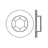 Centric 125.44112 Disc Brake Rotor Centric Premium High Carbon Alloy Brake Rotor