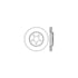Centric 120.67008 Disc Brake Rotor Premium Brake Rotor