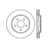 121.63018 by CENTRIC - C-Tek Standard Disc Brake Rotor - 9.43 in. Outside Diameter