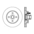 Centric 120.61031 Disc Brake Rotor and Hub Assembly Premium Brake Rotor