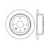 Centric 120.49007 Disc Brake Rotor Centric Premium Brake Rotor