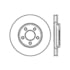 Centric 120.63017 Disc Brake Rotor Centric Premium Brake Rotor