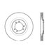 Centric 120.67041 Disc Brake Rotor Centric Premium Brake Rotor