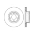 Centric 120.33037 Disc Brake Rotor Premium Brake Rotor