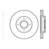 Centric 120.61061 Disc Brake Rotor Premium Brake Rotor