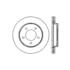 Centric 125.65057 Disc Brake Rotor Centric Premium High Carbon Alloy Brake Rotor