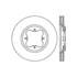 Centric 120.40025 Disc Brake Rotor C-Tek Standard Brake Rotor