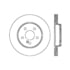 Centric 120.35063 Disc Brake Rotor Premium Brake Rotor