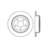 Centric 125.61052 Disc Brake Rotor Centric Premium High Carbon Alloy Brake Rotor