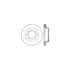 Centric 120.67024 Disc Brake Rotor Premium Brake Rotor