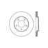 Centric 125.61087 Disc Brake Rotor Centric Premium High Carbon Alloy Brake Rotor