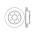 Centric 125.66009 Disc Brake Rotor Centric Premium High Carbon Alloy Brake Rotor