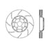 128.33116 by CENTRIC - Centric Premium OE Style Drilled Brake Rotor