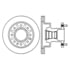 Centric 120.65044 Disc Brake Rotor and Hub Assembly Premium Brake Rotor