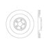 Centric 120.20030 Disc Brake Rotor Centric Premium High Carbon Alloy Brake Rotor
