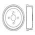Centric 123.44018 Brake Drum C-Tek Standard Brake Drum