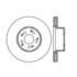 Centric 120.35023 Disc Brake Rotor Premium Brake Rotor