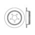 Centric 125.67032 Disc Brake Rotor Centric Premium High Carbon Alloy Brake Rotor