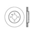 Centric 120.34018 Disc Brake Rotor Premium Brake Rotor