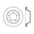 121.80007 by CENTRIC - Standard Brake Rotor