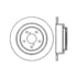 Centric 125.47011 Disc Brake Rotor Centric Premium High Carbon Alloy Brake Rotor