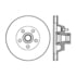 Centric 120.61003 Disc Brake Rotor and Hub Assembly Premium Brake Rotor