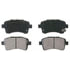 ZD937 by WAGNER - QuickStop Ceramic Disc Brake Pad Set