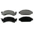 Wagner ZX360 Disc Brake Pad Set QuickStop Semi-Metallic Disc Brake Pad Set