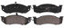 ZX385A by WAGNER - QuickStop Semi-Metallic Disc Brake Pad Set