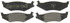 ZX415 by WAGNER - QuickStop Semi-Metallic Disc Brake Pad Set