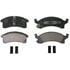 ZX506 by WAGNER - QuickStop Semi-Metallic Disc Brake Pad Set