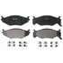 ZX522 by WAGNER - QuickStop Semi-Metallic Disc Brake Pad Set