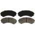 ZX550 by WAGNER - QuickStop Semi-Metallic Disc Brake Pad Set